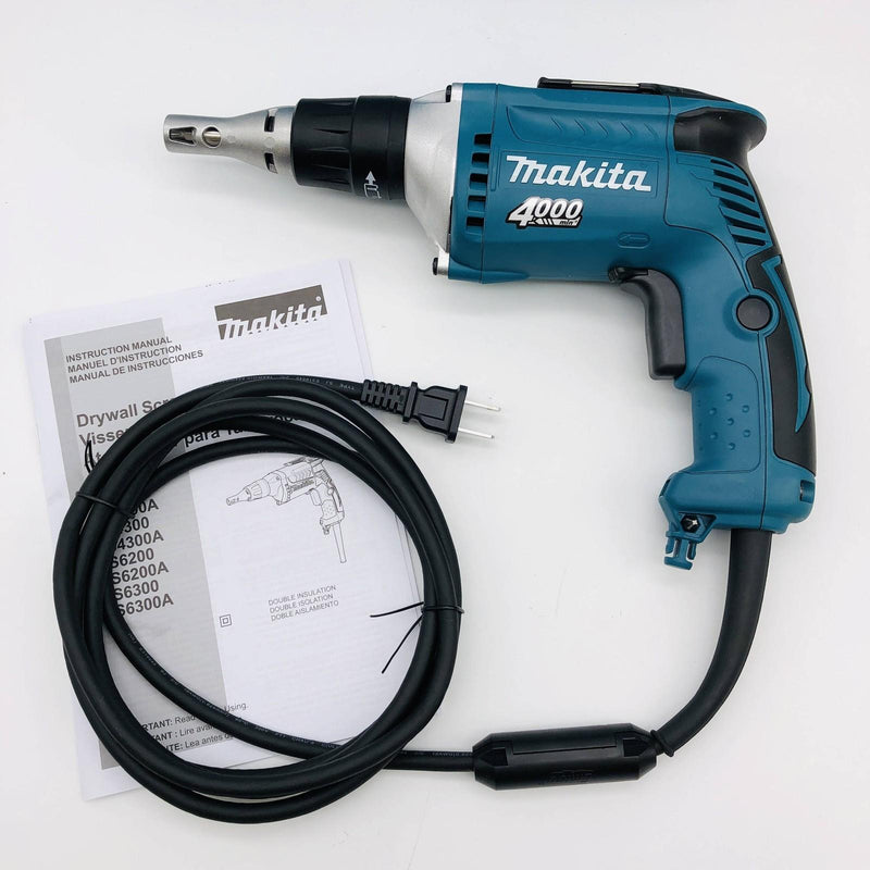 Makita FS4200 Drywall Screwdriver Screw Gun 4000 RPM Corded 1/4in Chuck Hex 6A 11