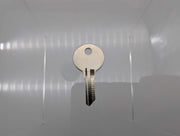 10x Ilco 1069C Key Blanks National Cabinet Lock Nickel Plated NOS 2