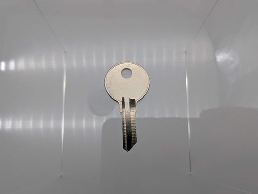 10x Ilco 1069C Key Blanks National Cabinet Lock Nickel Plated NOS 2