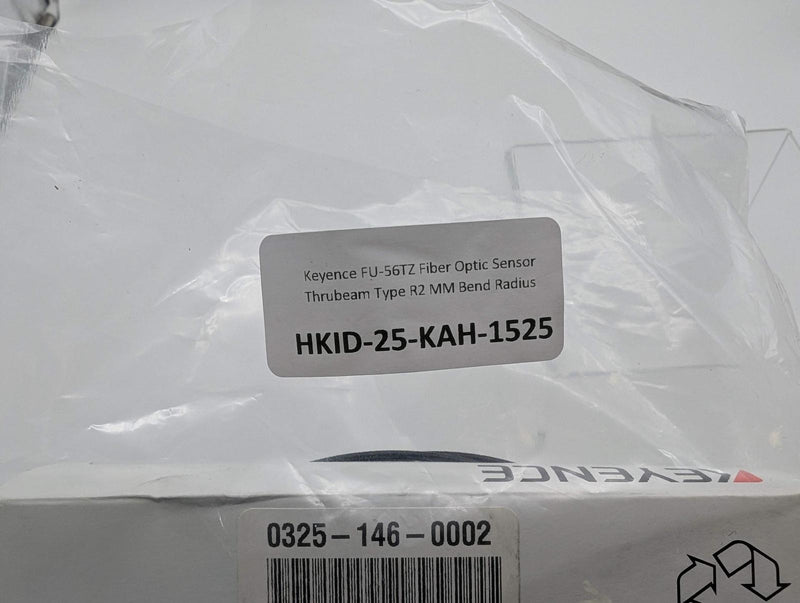 Keyence FU-56TZ Fiber Optic Sensor Thrubeam Type R2 MM Bend Radius 6
