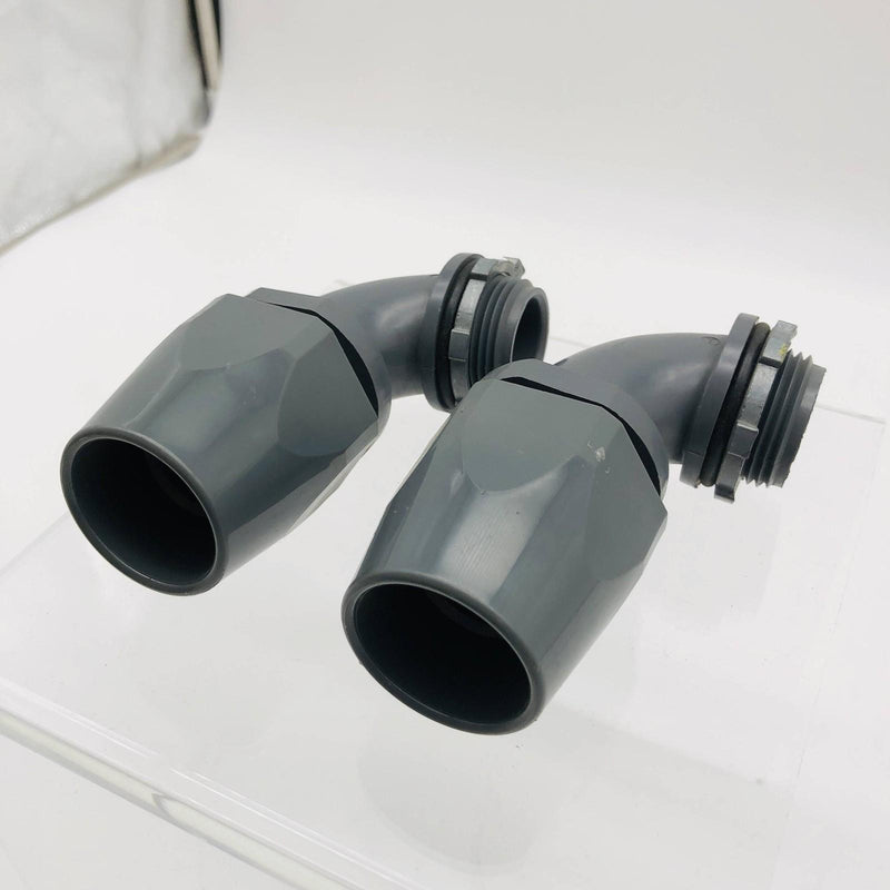 Carlon LT20F-NEW Carflex Fitting 1in 90 Degree Liquid Tight Non-Metallic 2pk 8