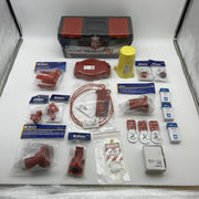 Brady 105955 Lockout Tag Out Toolbox Kit Personal Valve Electrical w/ 3 Padlocks 7