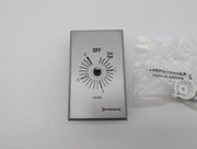 Intermatic FF2H 2 Hour Wall Timer Spring Wound SPST Brushed Metal White Knob 2
