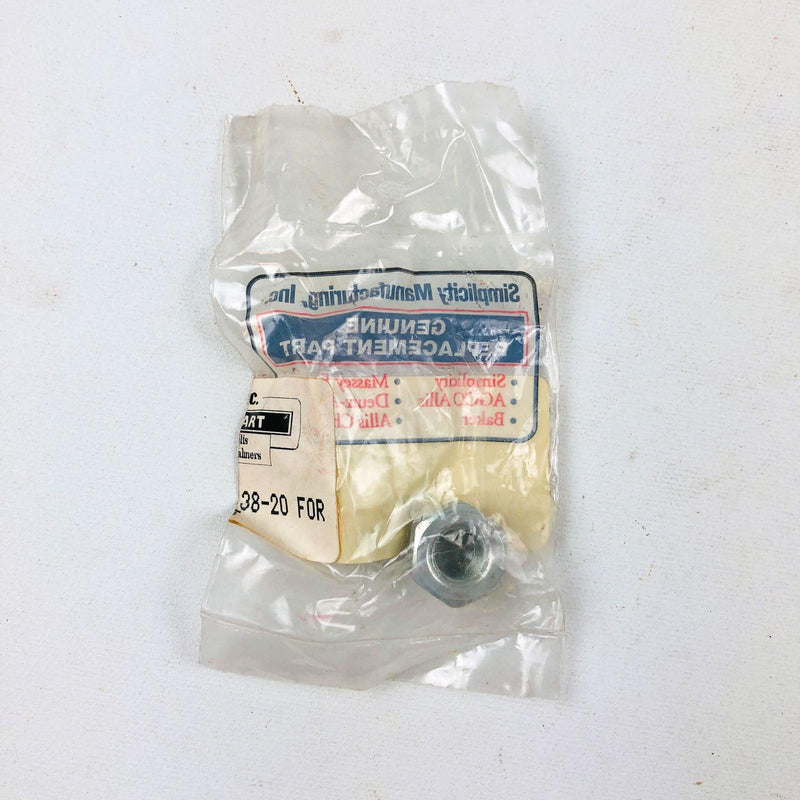 Simplicity 177725 Hex Nut 7/16-20 OEM NOS USA Made Replcd 2177725SM Clear 4
