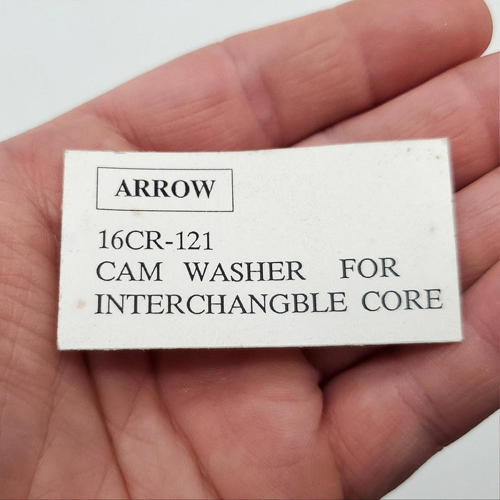 100x Arrow 16CR-121 Cam Washers for SFIC Mortise Cylinders 1/2" D x 0.35" T 3