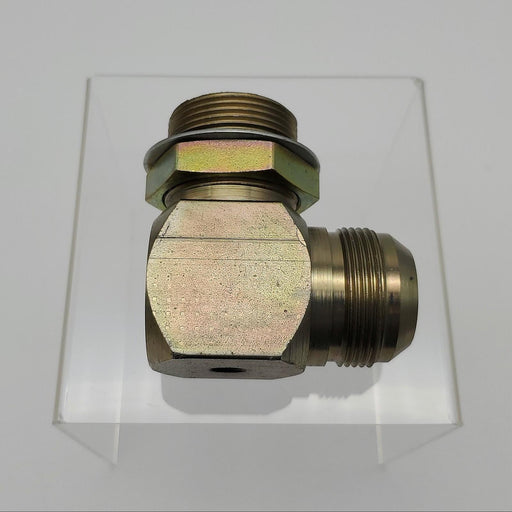 Caterpillar 5P3421 Elbow Fitting 90 Deg JIC Flare CAT Heavy Equipment OEM 1