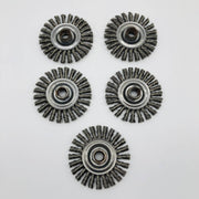 Weiler 13276 Abrasive Wire Wheel 4" Cable Twist .020 SS 5/8-11 AH CTA-4 Pk of 5 7