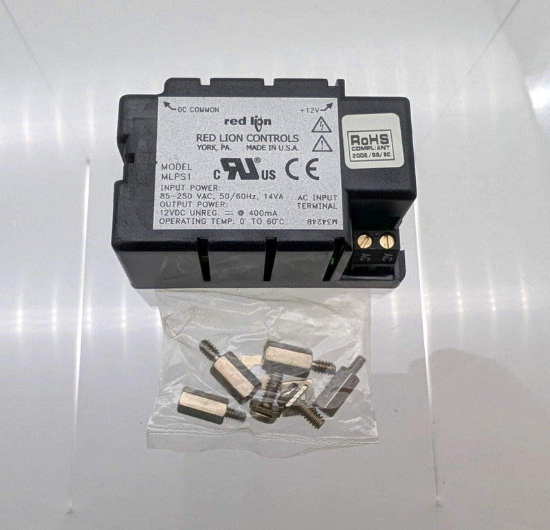 Red Lion MLPS1000 Micro Line Power Supply 12 VDC 400 MA 50/60 Hz 1