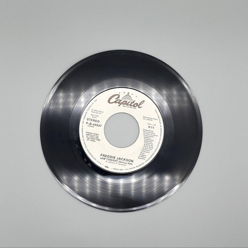 Freddie Jackson Jam Tonight Single Record Capitol Records 1986 P-B-44037 PROMO 2