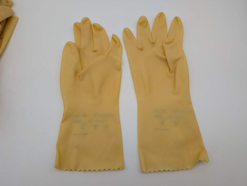Ansell Canner Gloves 12" Long Natural Latex MED 20mil 88-394 Pack of 12 Pair 3