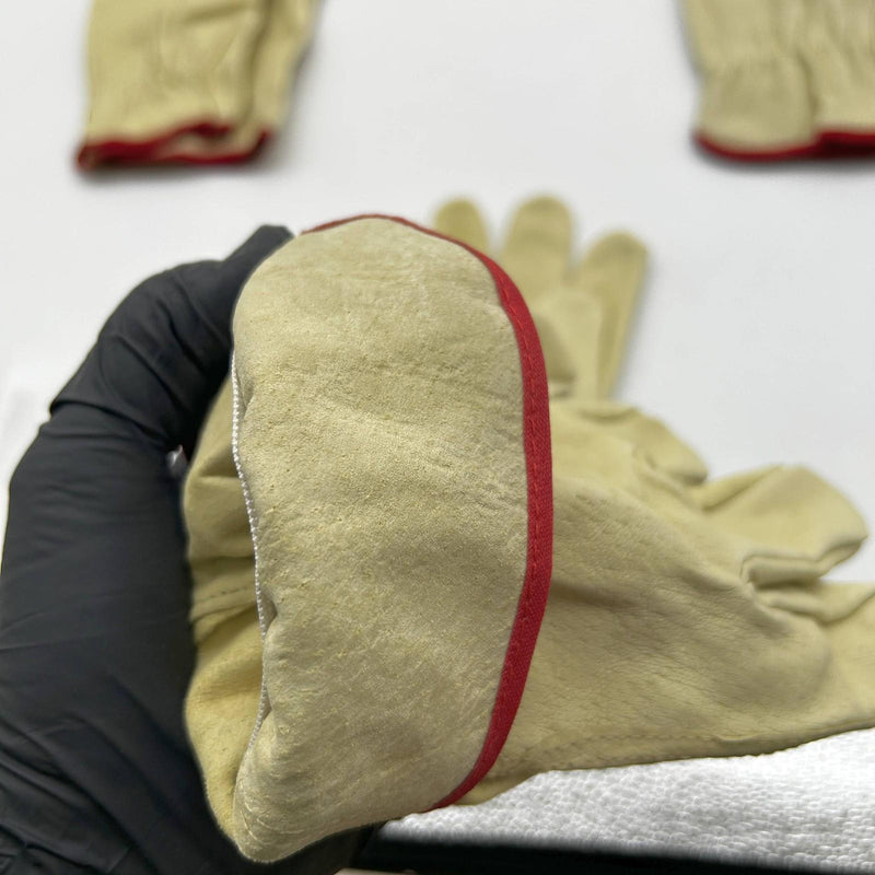 PIP 70-301 Leather Drivers Glove Sz Small Pigskin Leather Straight Thumb 6 Pairs
