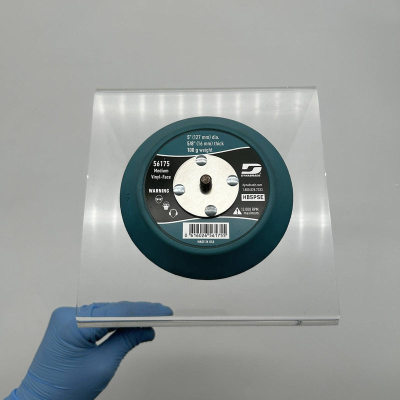 Dynabrade 56175 Orbital Disc Pad 5in Non Vacuum Medium Density 5/8" Thick 6