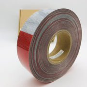 Aura 135-HY Conspicuity Tape 2in x 150ft Red White 11x7 Kiss Cut DOT-C2 1 Roll 5