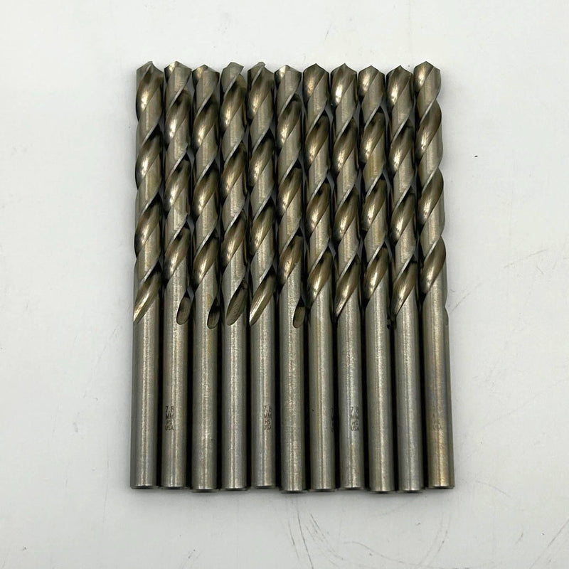 Cle-Line C62876 Jobber Drill Bit 1898 7.8mm Bright HSS 118 Radial Point 11pk 1