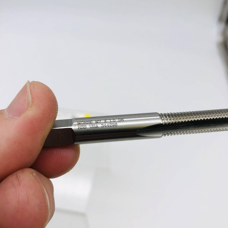 2x Morse 38508 7501 Spiral Point Tap M7x1 Threa Plug Chamfer 2 Flutes Bright HSS 5