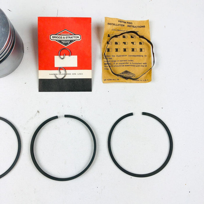 Briggs and Stratton 391652 Piston Assembly .020" OEM NOS For Simplicity Snapper 10