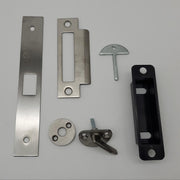 ABH LR6656 Mortise Lock Body LH Best 40H Satin Chrome Face Plate Privacy Lock 6