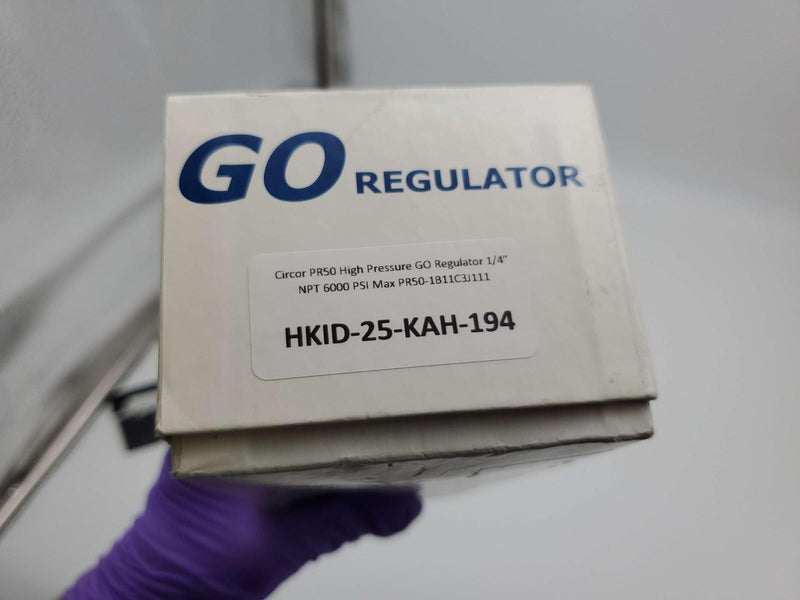 Circor PR50 High Pressure GO Regulator 1/4" NPT 6000 PSI Max PR50-1B11C3J111 10