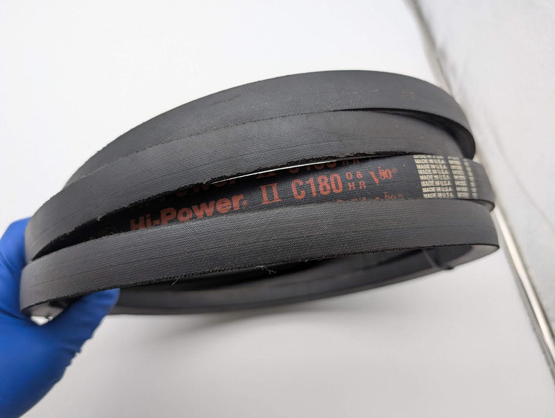 Gates C180 Belt 7/8" Width 184" Length 17/32" Thick Hi-Power II V-Belt 3