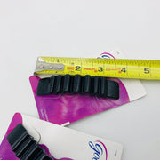 3-Pack Goody Leslie Barrettes Hair Clips Autoclasp 3.5inches Black Silver 15488 4