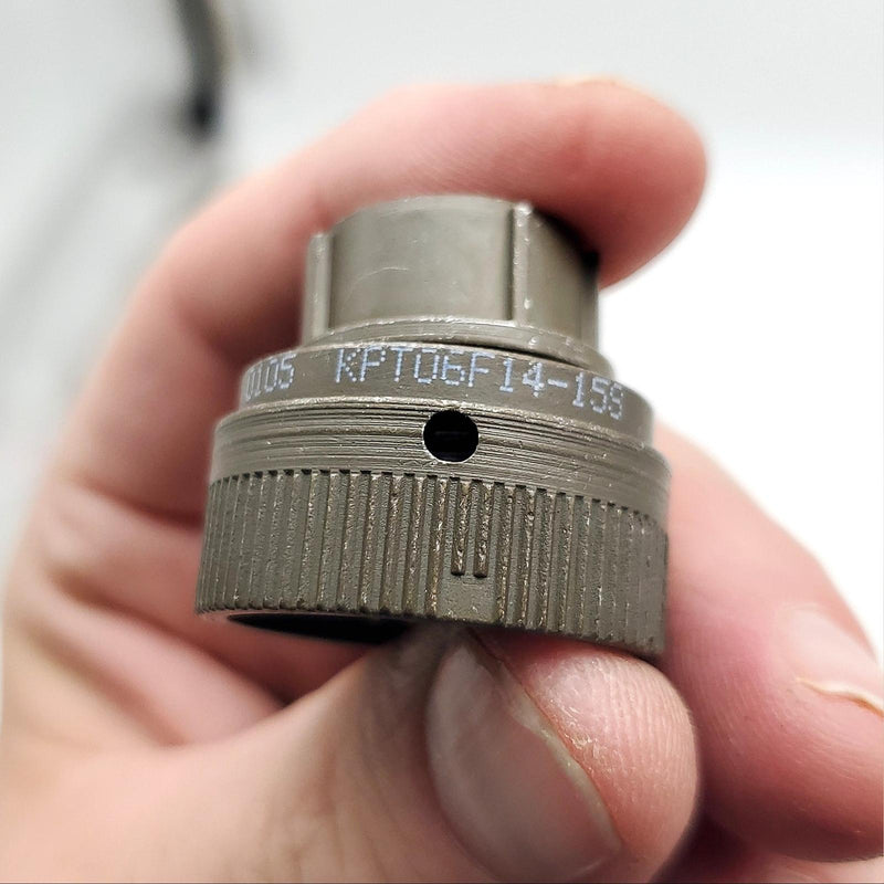 ITT Cannon 26482 Circular Connector 15 Solder Contact IP67 Mil Spec KPT06F14-15S 8