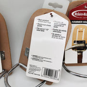 3pk McGuire-Nicholas 739 Hammer Holder Leather Swivel Steel Max2-1/2" Wide Belts 3
