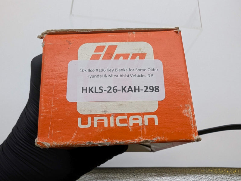10x Ilco X196 Key Blanks for Some Older Hyundai & Mitsubishi Vehicles NP
