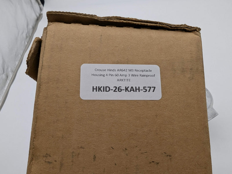 Crouse Hinds AR642 M3 Receptacle Housing 4 Pin 60 Amp 3 Wire Rainproof ARKTITE