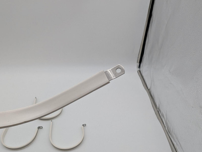 Star 3.75" Cushioned Hose Clamps 304 Stainless Steel White PVC Pack of 5 4