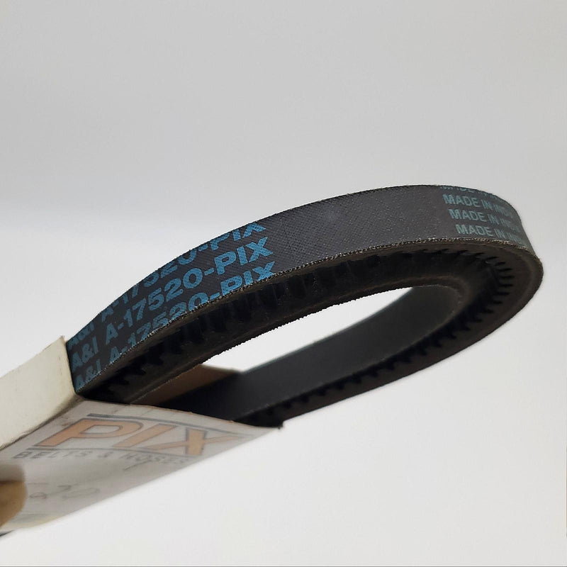 Pix 17520 Belt Cogged 0.53" Wide 52" Length Automotive V-Belt 2