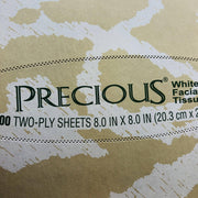 Von Drehle Precious FT8575 Facial Tissue 8.0" x 8.0" 2-Ply Bulk 30 Boxes/Case 5
