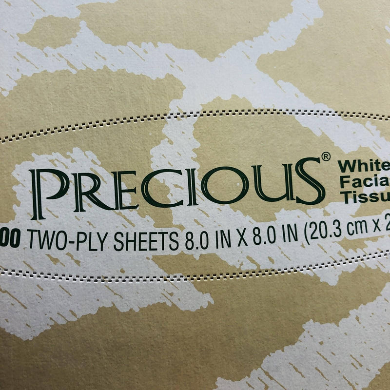 Von Drehle Precious FT8575 Facial Tissue 8.0" x 8.0" 2-Ply Bulk 30 Boxes/Case 5