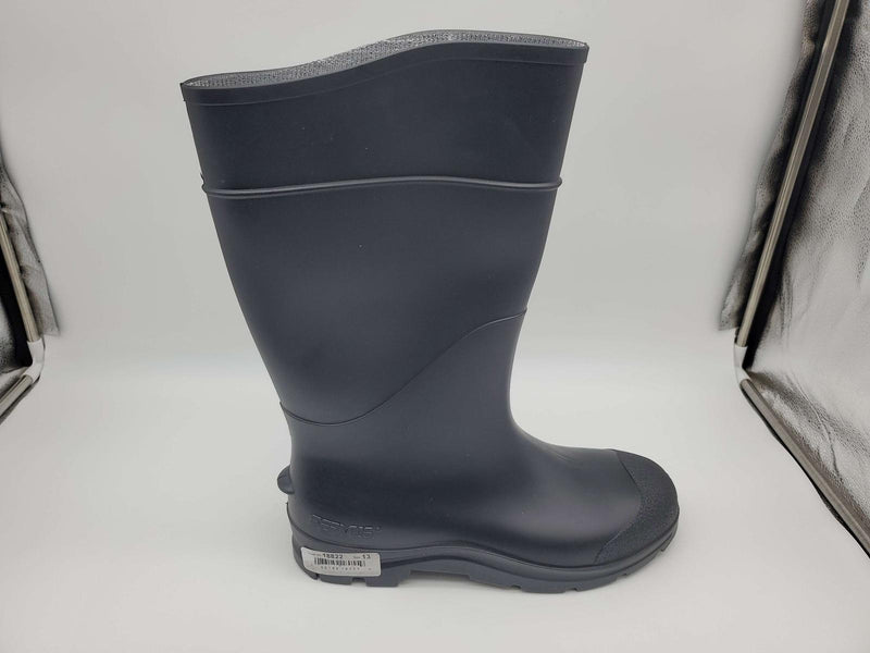 Honeywell 16" Knee Boots Size 13 Plain Toe Black PVC Seamless 18822 2