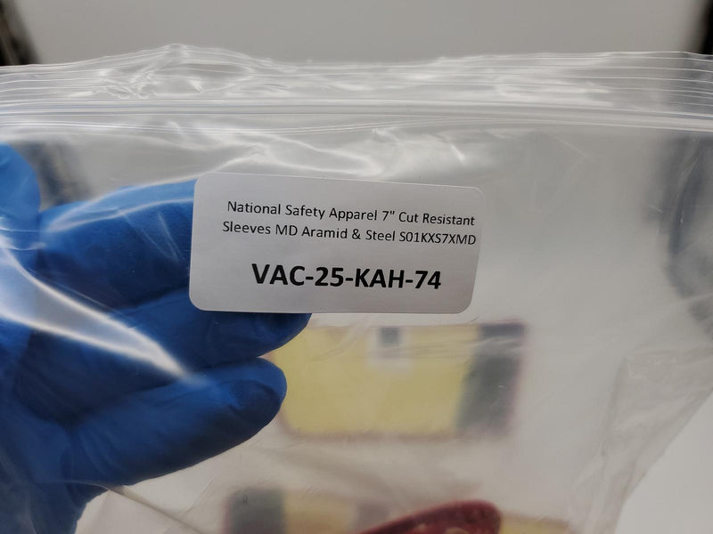 National Safety Apparel 7" Cut Resistant Sleeves MD Aramid & Steel S01KXS7XMD 4