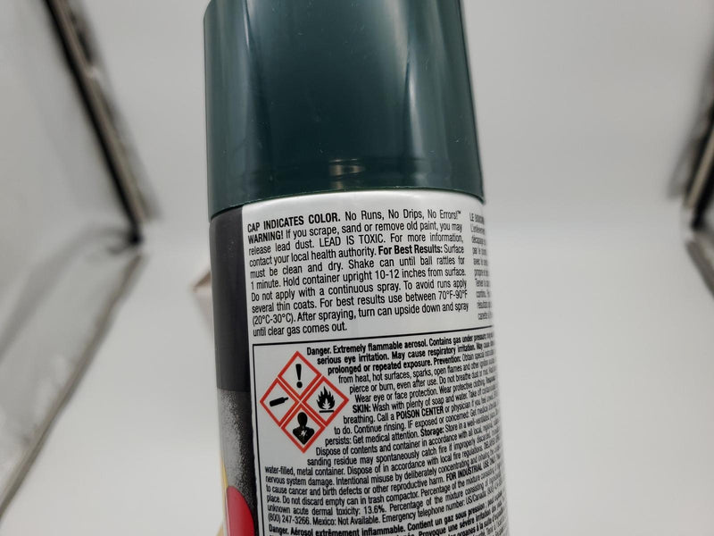 Krylon Enamel Spray Paint Hunter Green 5 Ball Quick Dry K02001A07 Pack of 6 5