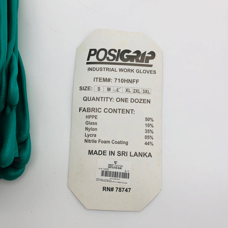 Westchester 710HNFF Cut Resistant Glove Large Fully Coated Nitrile Foam A4 12prs 2