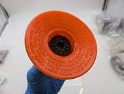 Piab BFF110P.5R.G45M Suction Cup 110mm Flat Bellows 3/8" 1/8" NPSF & Mesh Filter 2