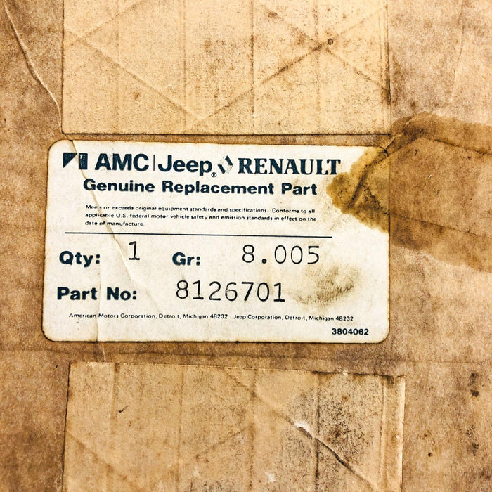 AMC Jeep 8126701 Brake Shoe And Lining Set Group 8.005 OEM NOS Aimco FMS-267 12