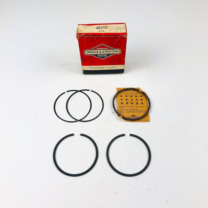 Briggs and Stratton 393881 Piston Rings Std OEM NOS Replaced by 690014 Snapper 10