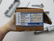 Norton 7500H Door Closer Narrow Projection Hold Open Aluminum Finish Size 2-6 7