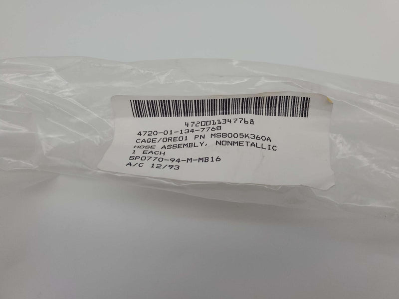 5/8" Hose Assembly Nonmetallic 36" L NSN 4720-01-134-7768 Aviation Part 6