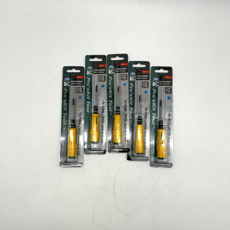 Eclipse Pro's Kit 800-123 Tri Wing Screwdriver Driver Shaft #0 Tip Size Lot of 5 10