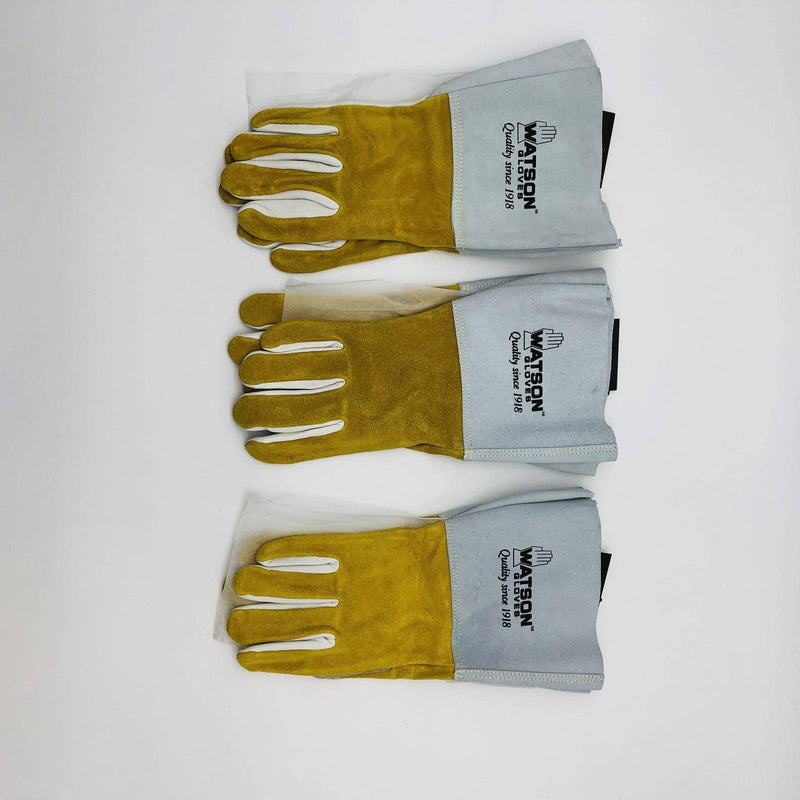 Watson 2758 Tig Welding Gloves XL Ram Tough Full Grain Goat Leather Palm 3 Prs 7