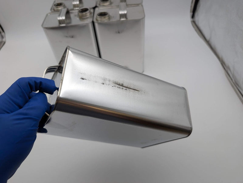 1 Gallon F Style Metal Cans Tin Coated Steel 1.75" Lid 1900T15 NO CAPS 5 Pack 4