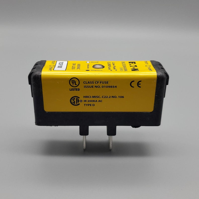 Bussman TCF100 CUBE Fuse Dual Element Time Delay 100A 600 VAC 300 VDC 2