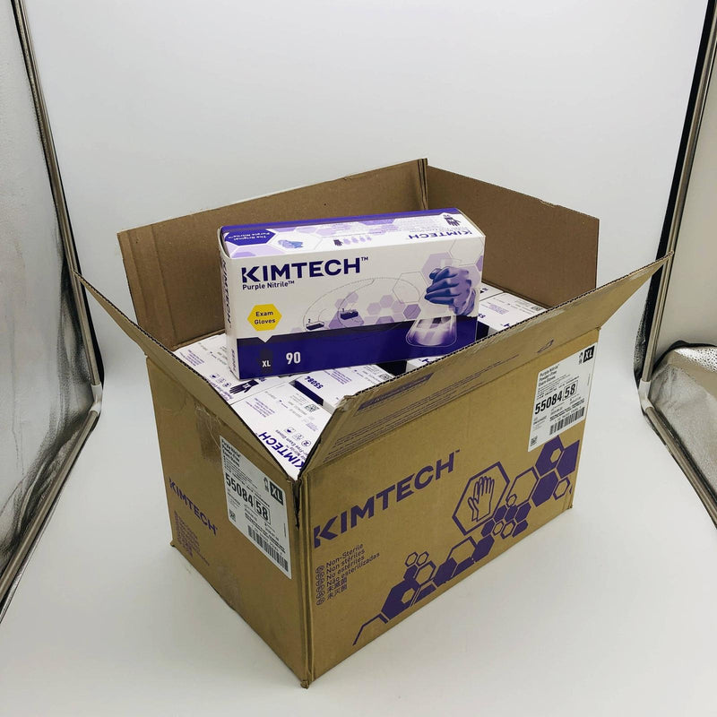 Kimtech K-C55084 Work Glove Size XL Purple Nitrile Powder Free Case of 900 5