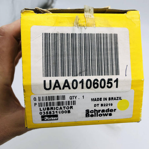 Parker Schrader Bellows 035831100B Lubricator 3583 1110 3/8 STD Lube Bowl Guard 2