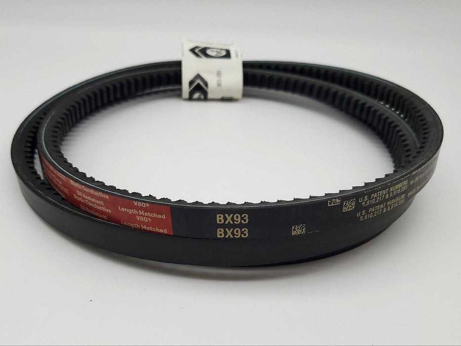 Gates BX93 Belt Tri-Power 21/32" Width 96" Length Cogged V-Belt 1