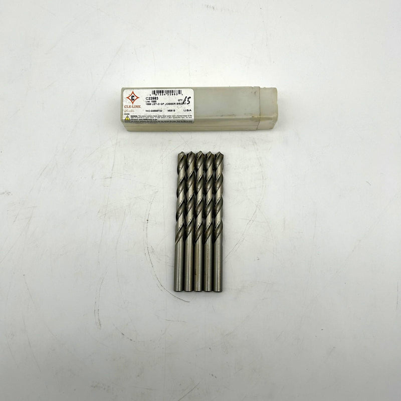 Cle-Line C22983 Jobber Length Drill Bit List 1898 Letter O General Purpose 5pk 8