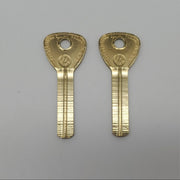 2x Taylor T78M / TR18 Key Blanks Vintage Toyota Vehicles Nickel Silver NOS 3